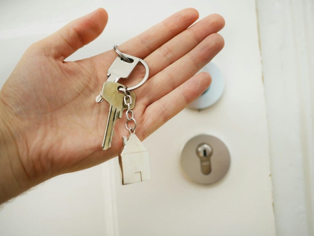 Potentially a reno commercial real estate agent holding the keys to a 